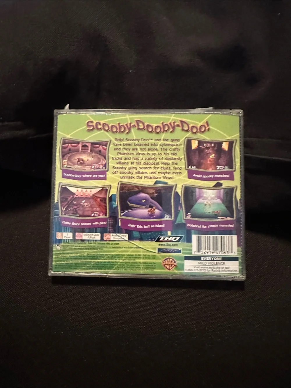 Sony PlayStation Scooby-Doo Cyber Chase - Green Cover